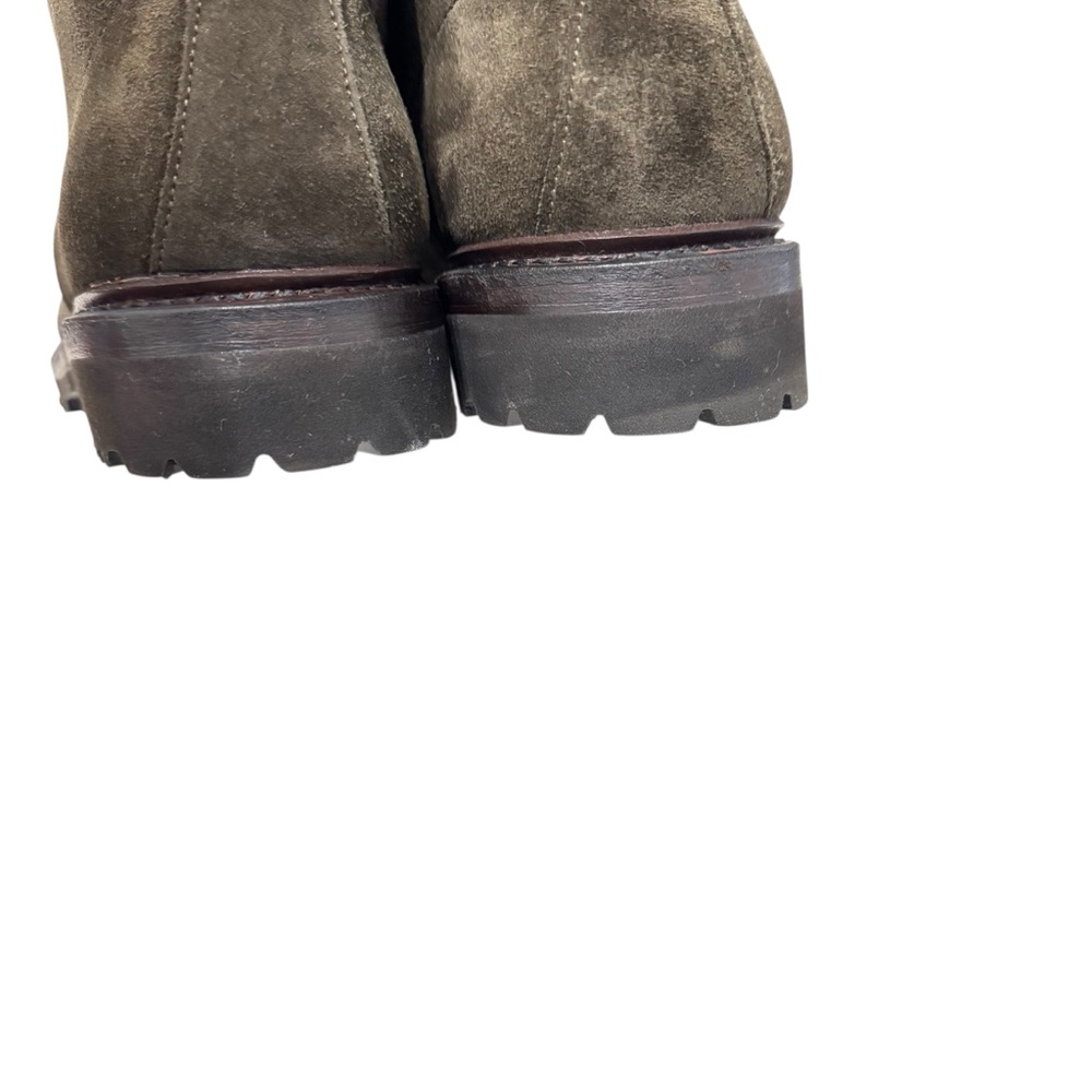 Allen Edmonds Higgins Waterproof Lug Sole Boot in Loden Suede Army Green 10.5 - Picture 8 of 11